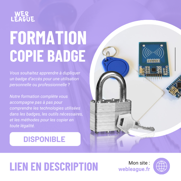 Formation Copie Badge