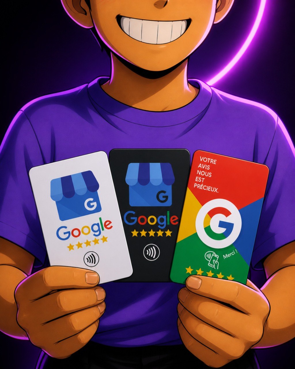Carte NFC Google présentation