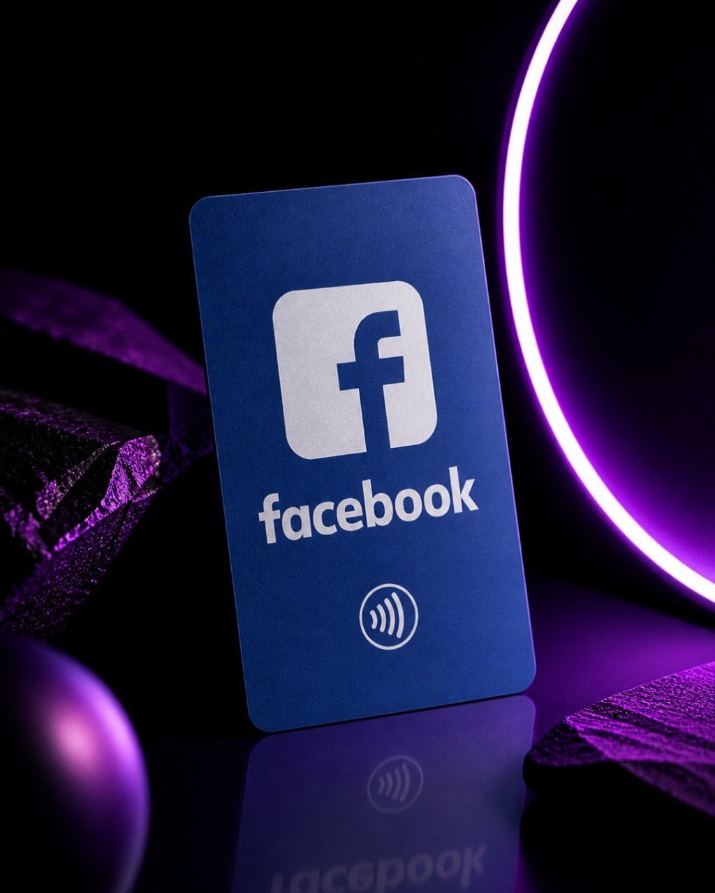 Carte NFC Facebook