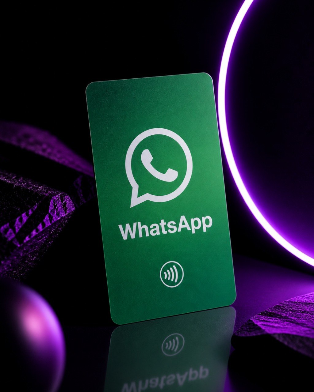 Carte NFC WhatsApp