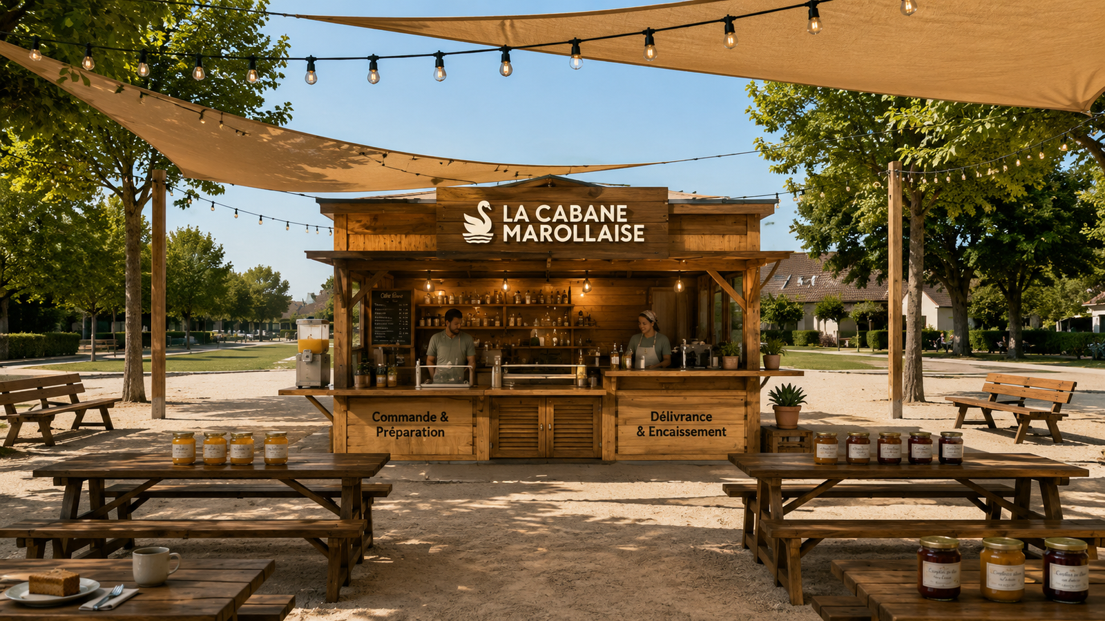 La Cabane Marollaise - ambiance guinguette