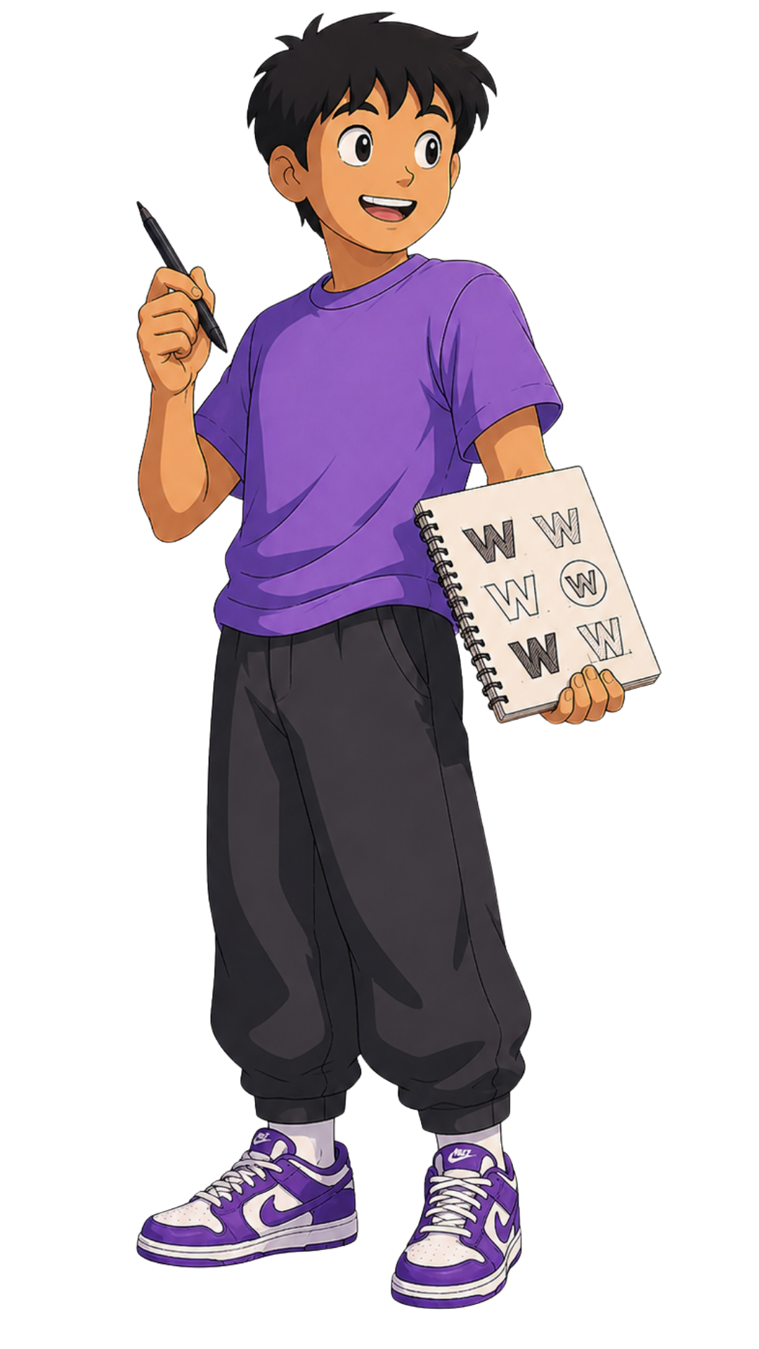 Personnage mascotte Webleague animé
