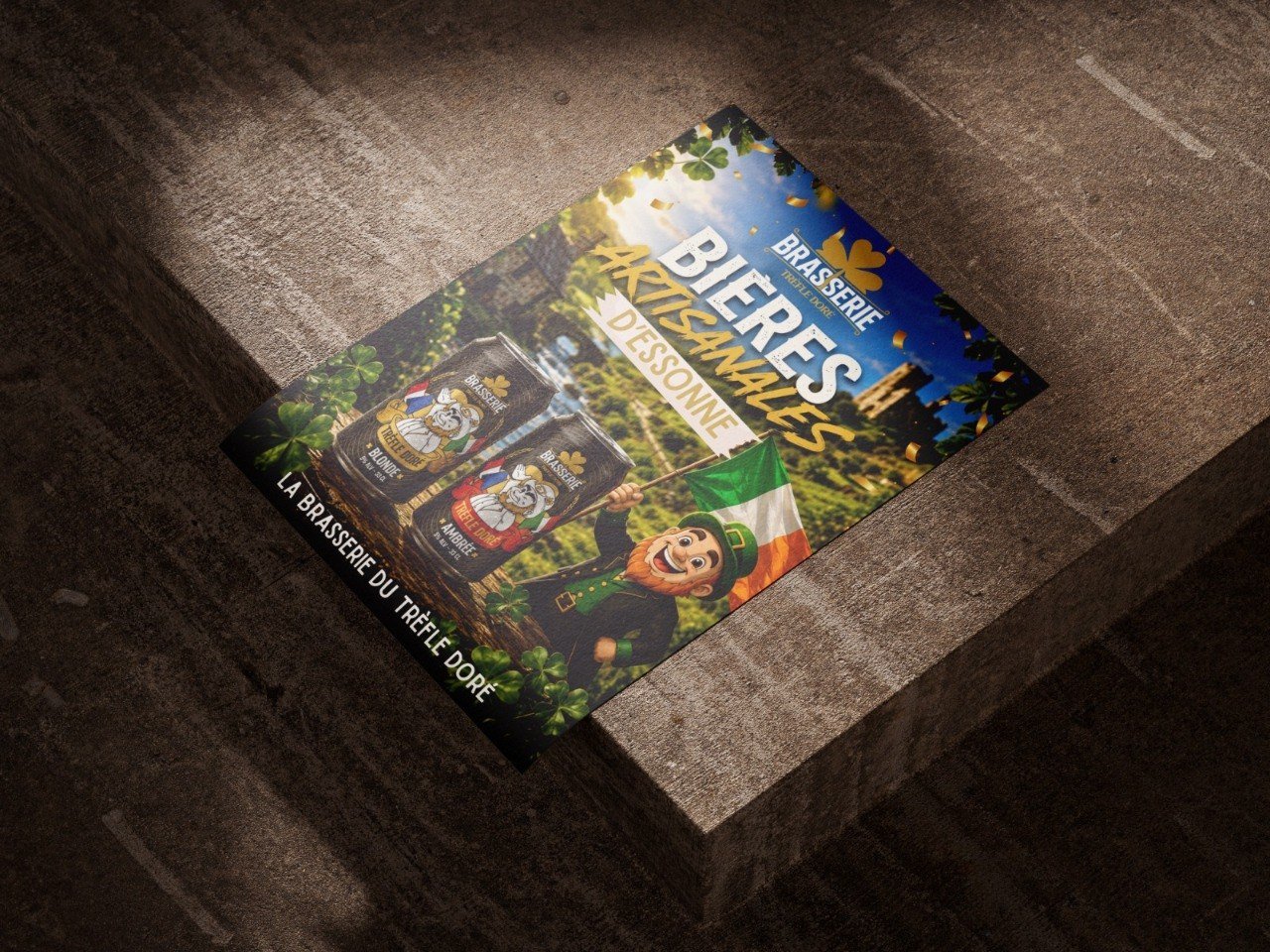 Flyer A4 Brasserie du Trèfle Doré